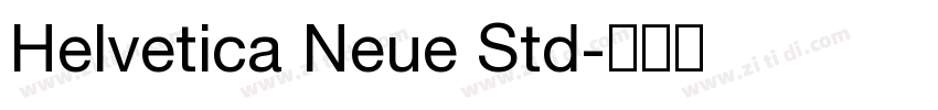 Helvetica Neue Std字体转换